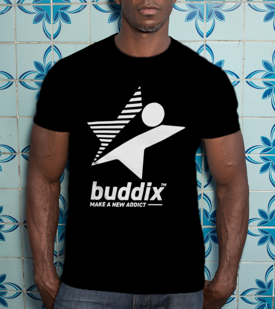 Buddix Make A New Addict Star And Sphere T-Shirt