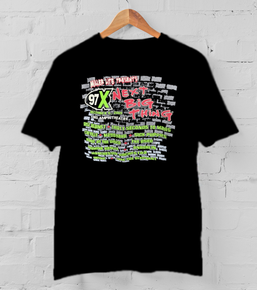 Miller Lite Presents 97X Next Big Thing Concert T-Shirt