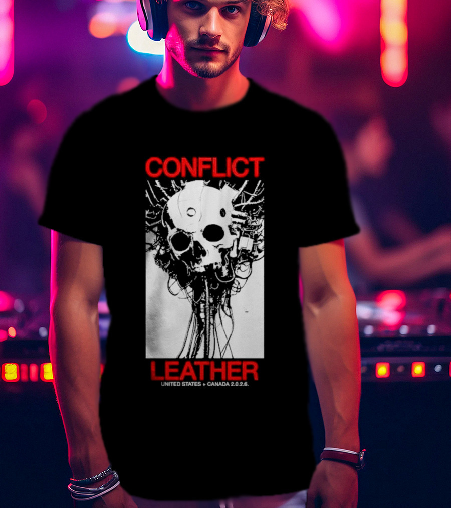 Conflict Leather Exclusive Leatherhead Carnivore Black 2.0.2.6. T-Shirt