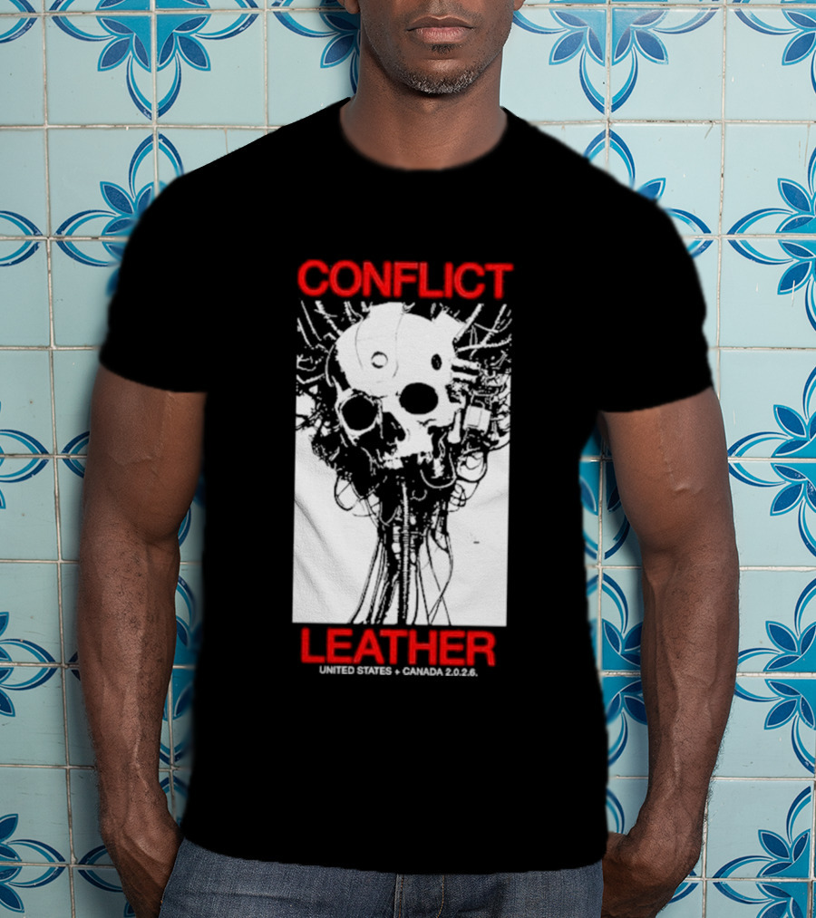 Conflict Leather Exclusive Leatherhead Carnivore Black 2.0.2.6. T-Shirt