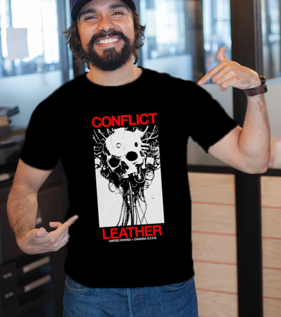 Conflict Leather Exclusive Leatherhead Carnivore Black 2.0.2.6. T-Shirt