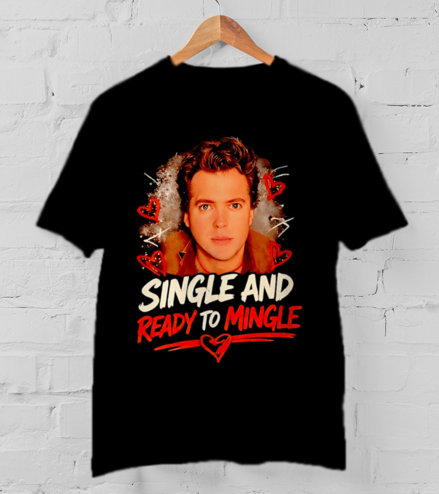 Donovan Patton Single And Ready To Mingle Romantic Heart T-Shirt