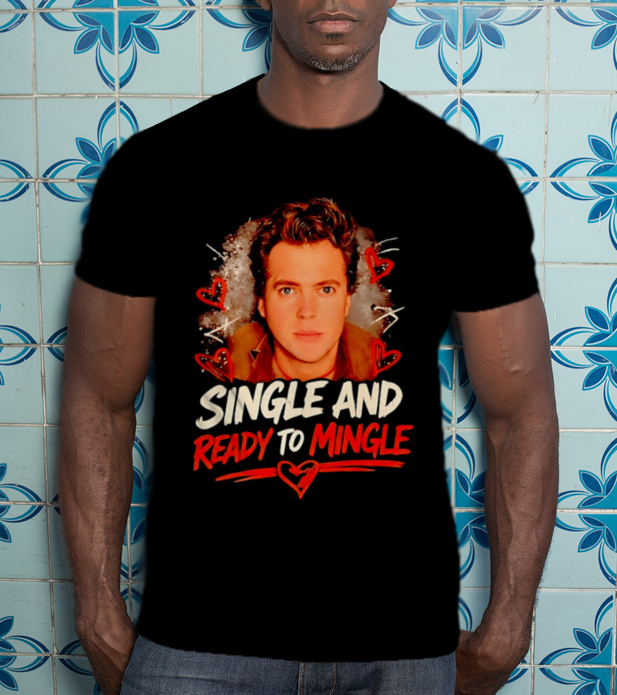 Donovan Patton Single And Ready To Mingle Romantic Heart T-Shirt