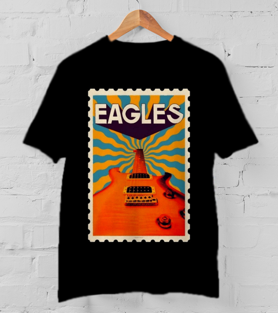 Eagles May 2026 Tour US Psychedelic Guitar Visual T-Shirt