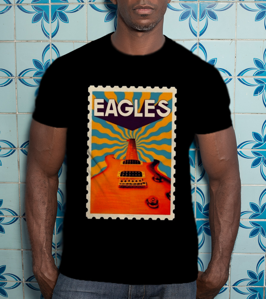 Eagles May 2026 Tour US Psychedelic Guitar Visual T-Shirt