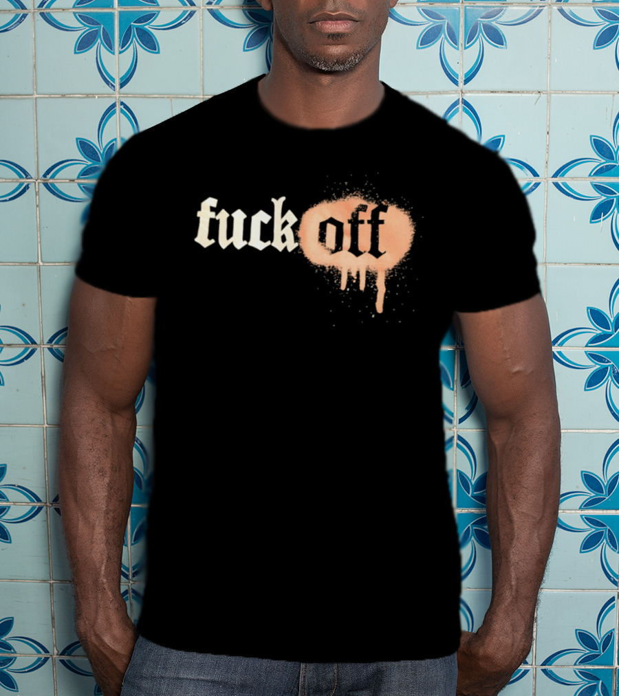 Fuck Off Gothic Graffiti T-Shirt