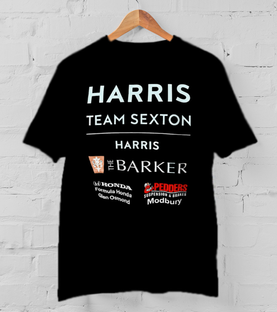 Harris Team Sexton The Barker Honda Glen Osmond Pedders Modbury T-Shirt