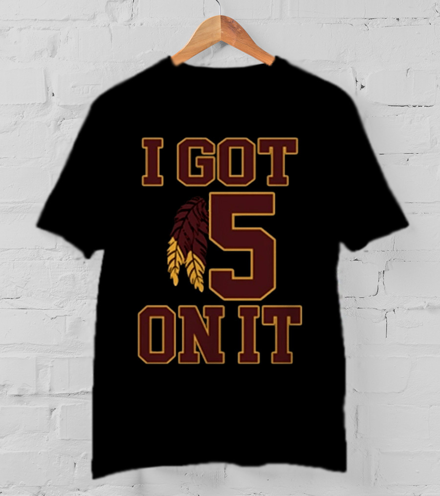 I Got 5 On It Football Feather Element T-Shirt