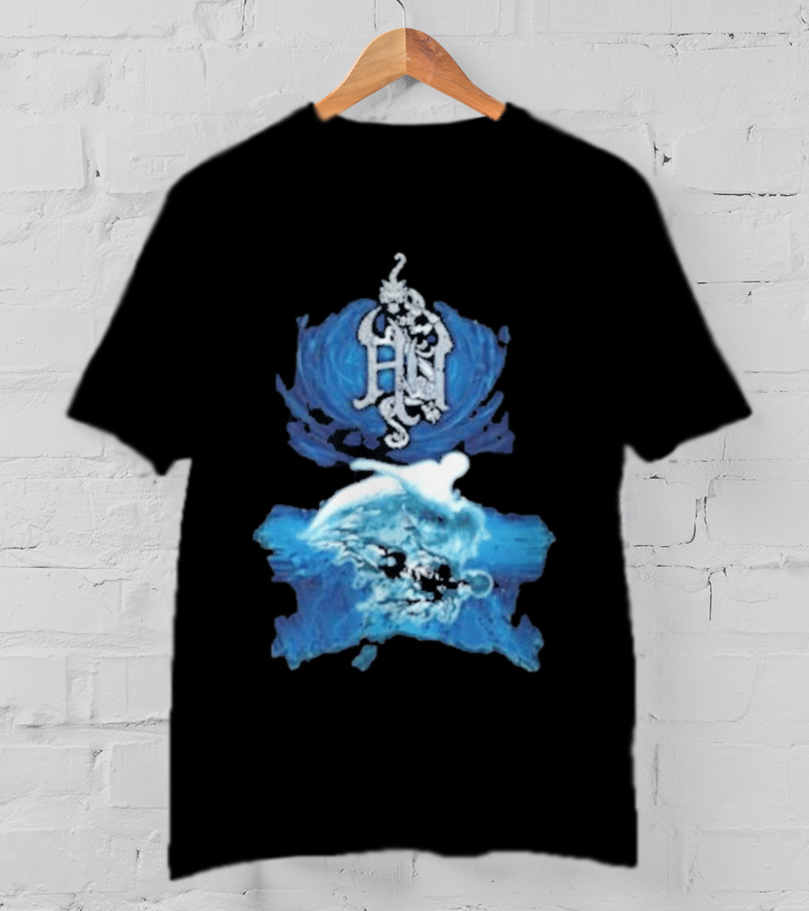 The Hu Hun Album HN Iconic Blue Artistic Wave T-Shirt