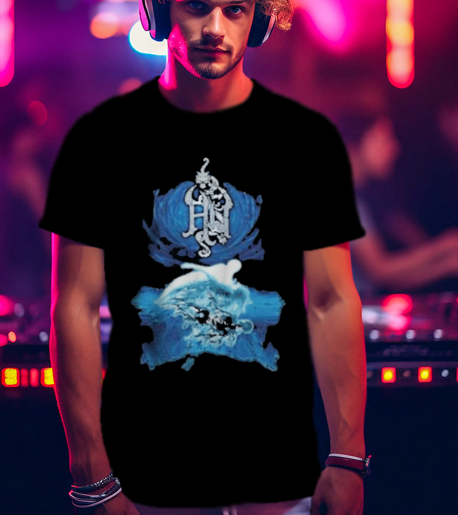 The Hu Hun Album HN Iconic Blue Artistic Wave T-Shirt