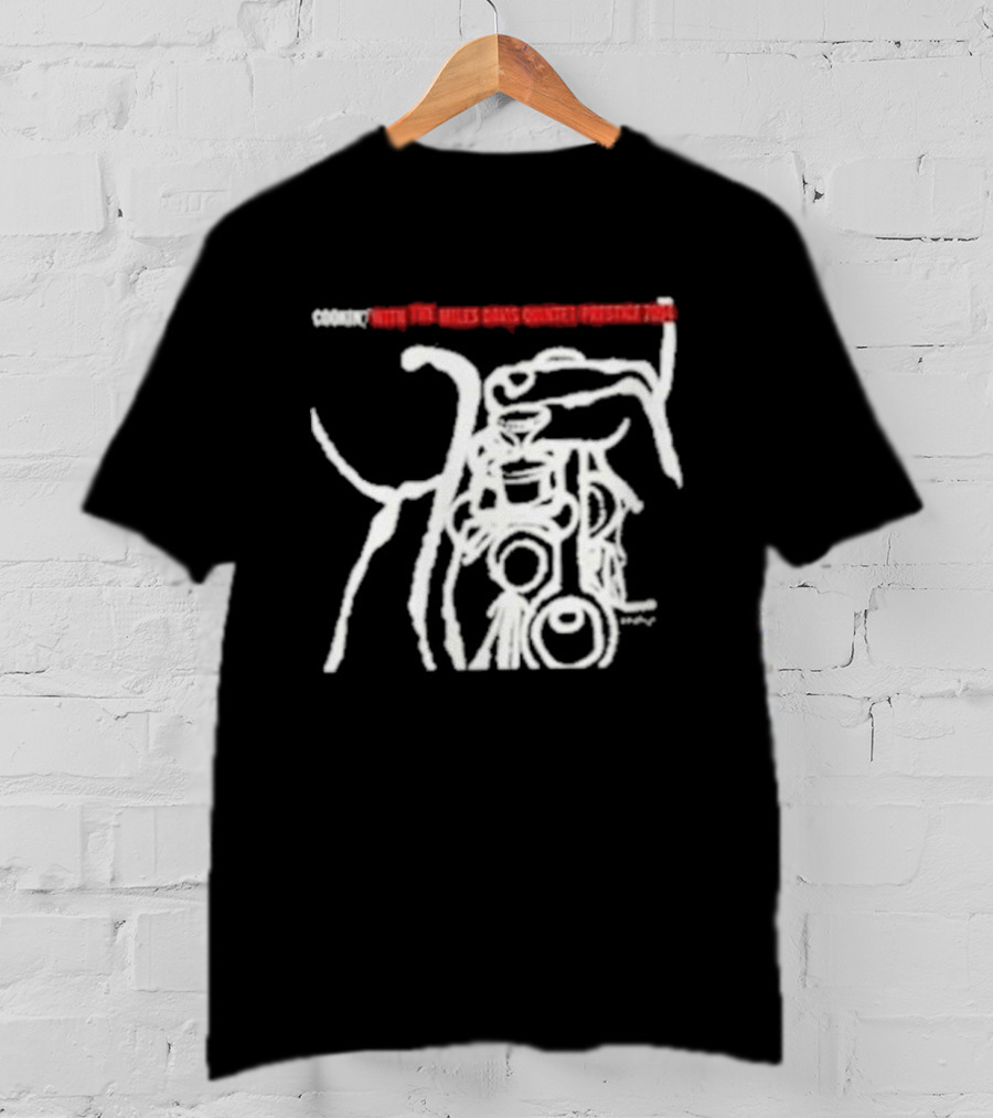 Miles Davis Quintet Cookin' Abstract Line T-Shirt