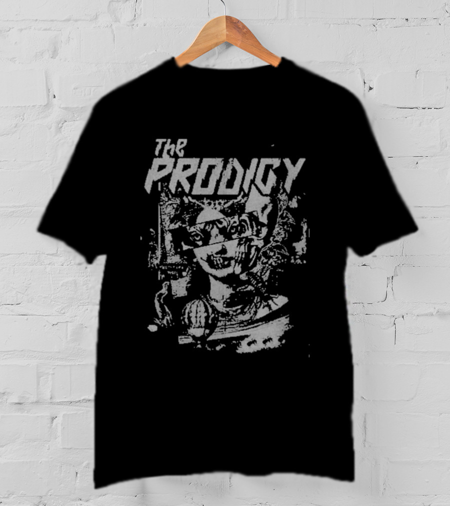 The Prodigy Xerox Ink Blot Style 90s Influence T-Shirt