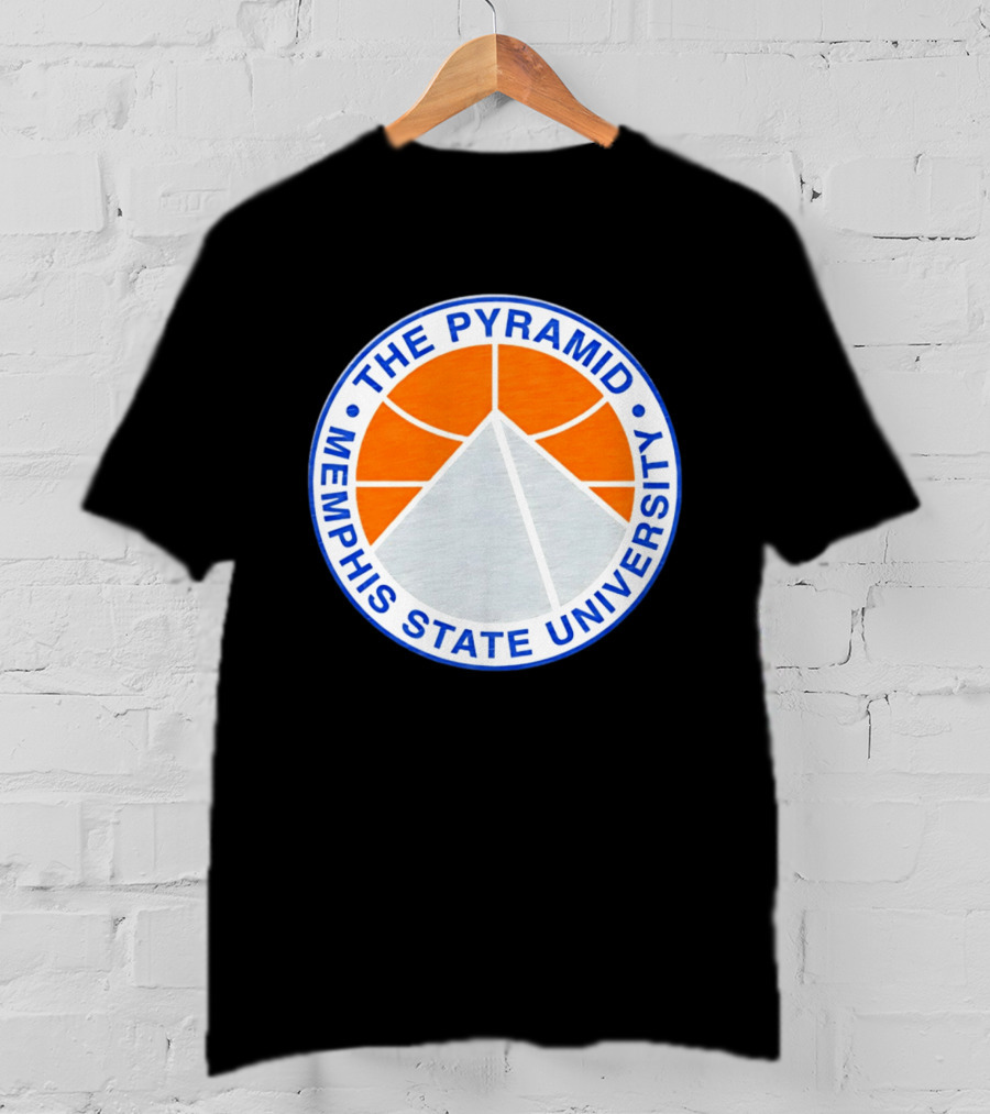 The Pyramid Memphis State University Basketball T-Shirt