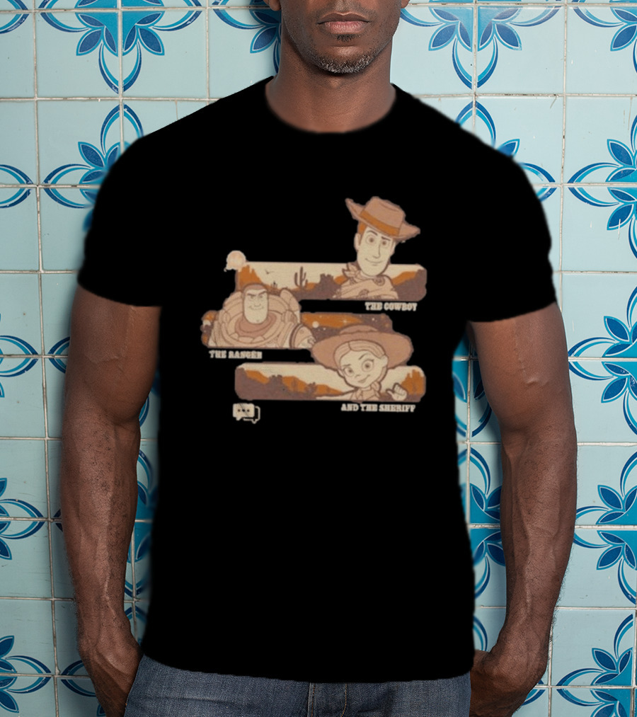 The Cowboy The Ranger And The Sheriff T-Shirt