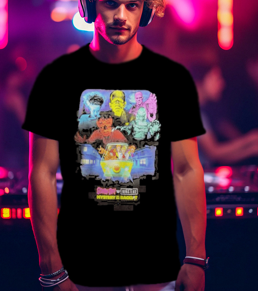 Scooby Doo X Universal Monsters Mystery Machine Adventure 2026 T-Shirt