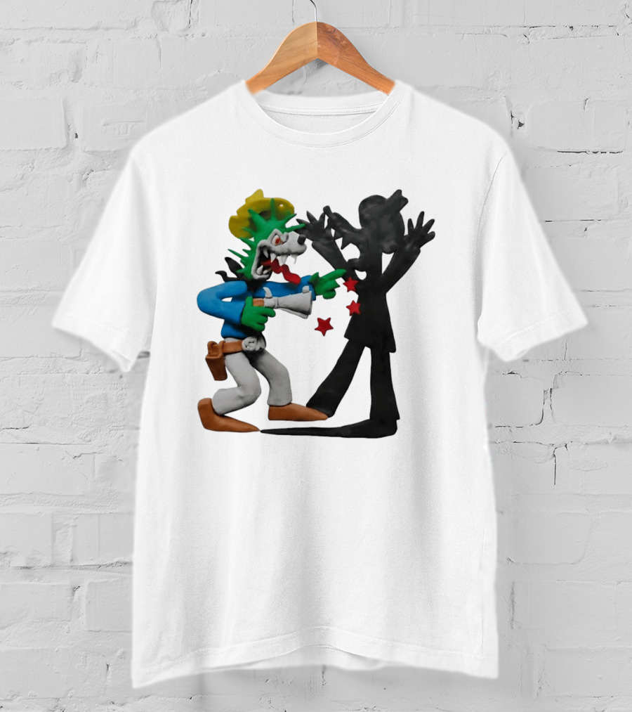 Wild Grrl MTV Celebrity Deathmatch Cartoon Style Claymation Scene T-Shirt