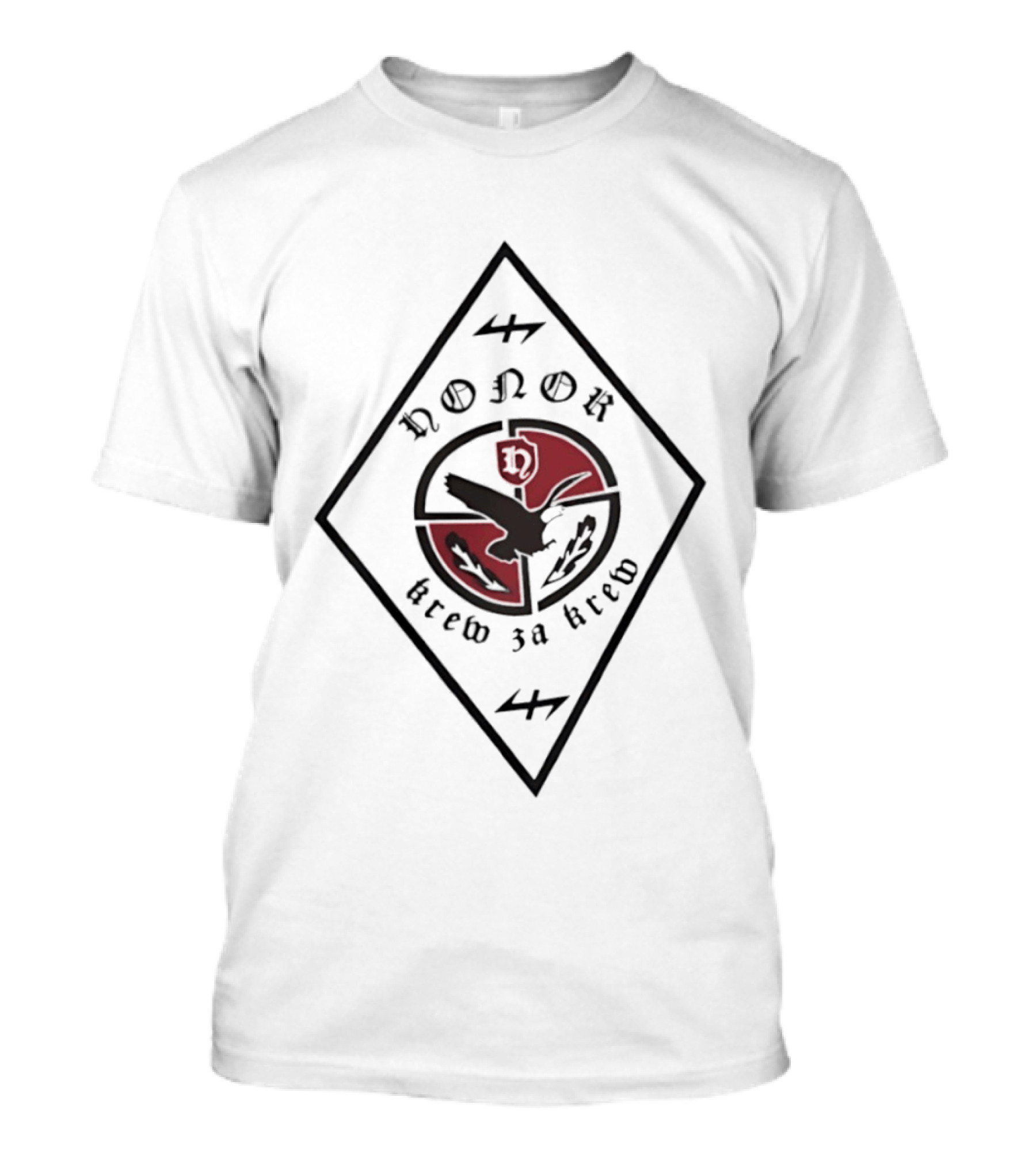 Honor Krew Za Krew Poland Slavic SS European World War Reichsadler T-Shirt