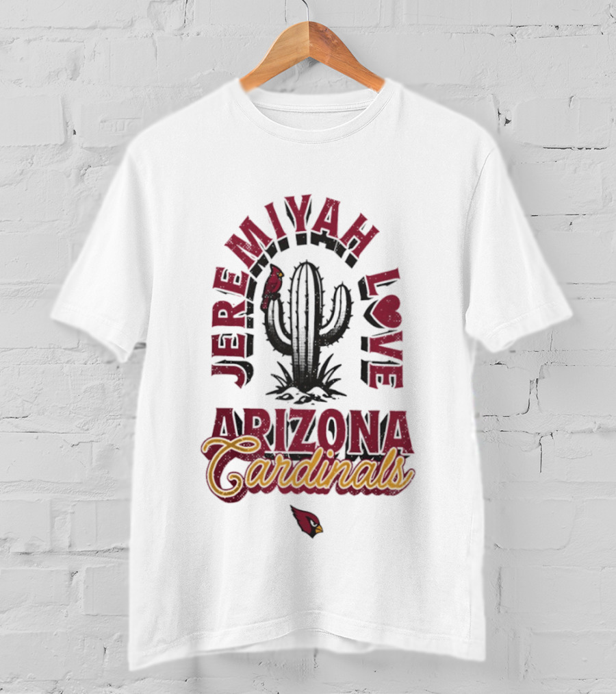 Jeremiah Love Arizona Cardinals Cactus NFL T-Shirt