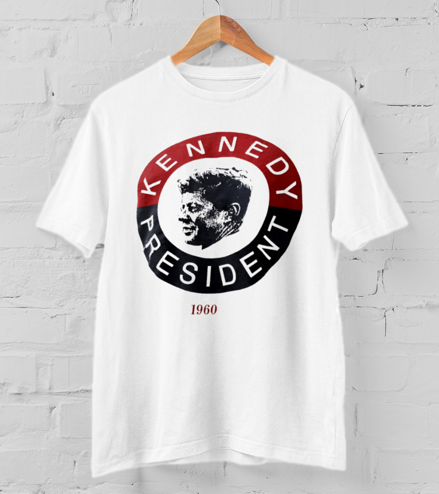 Kennedy President 1960 Vintage Campaign T-Shirt