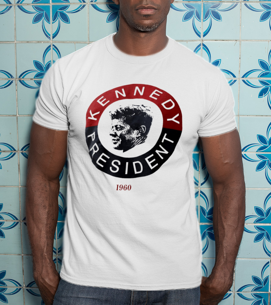 Kennedy President 1960 Vintage Campaign T-Shirt