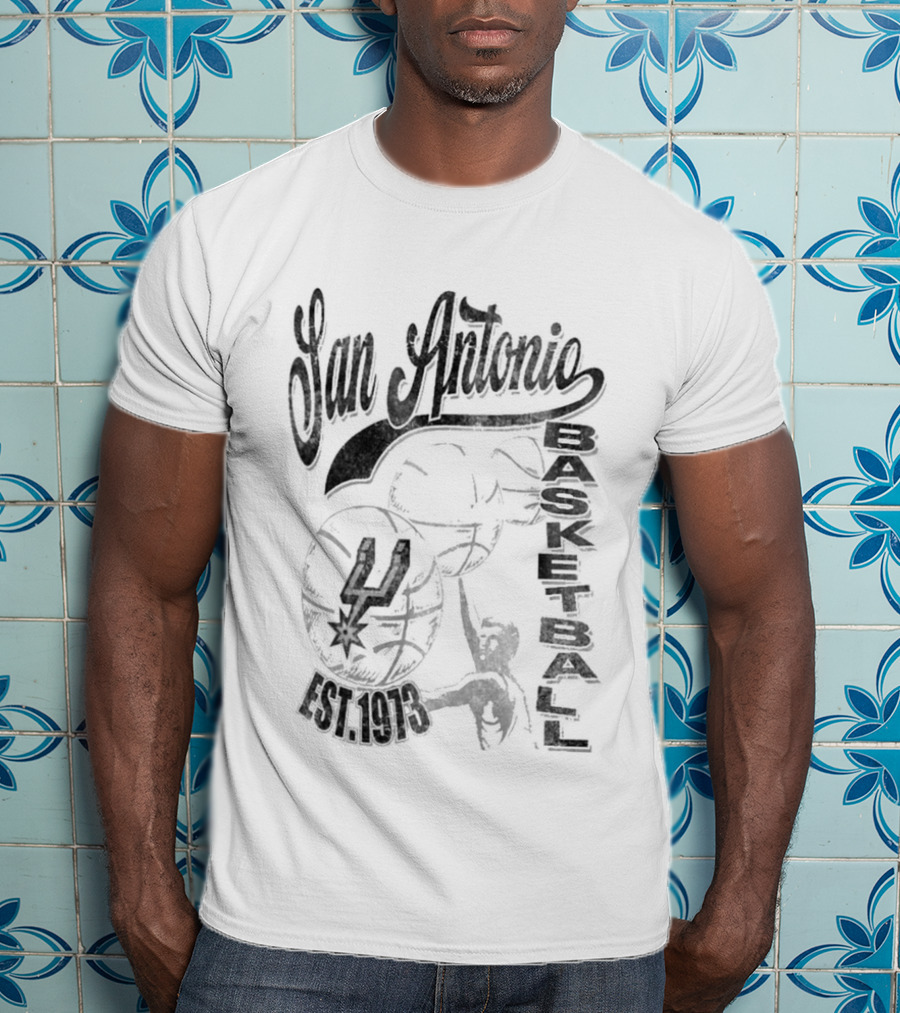 San Antonio Spurs Youth Outerstuff Snoopy Basketball Peanuts Collaboration T-Shirt