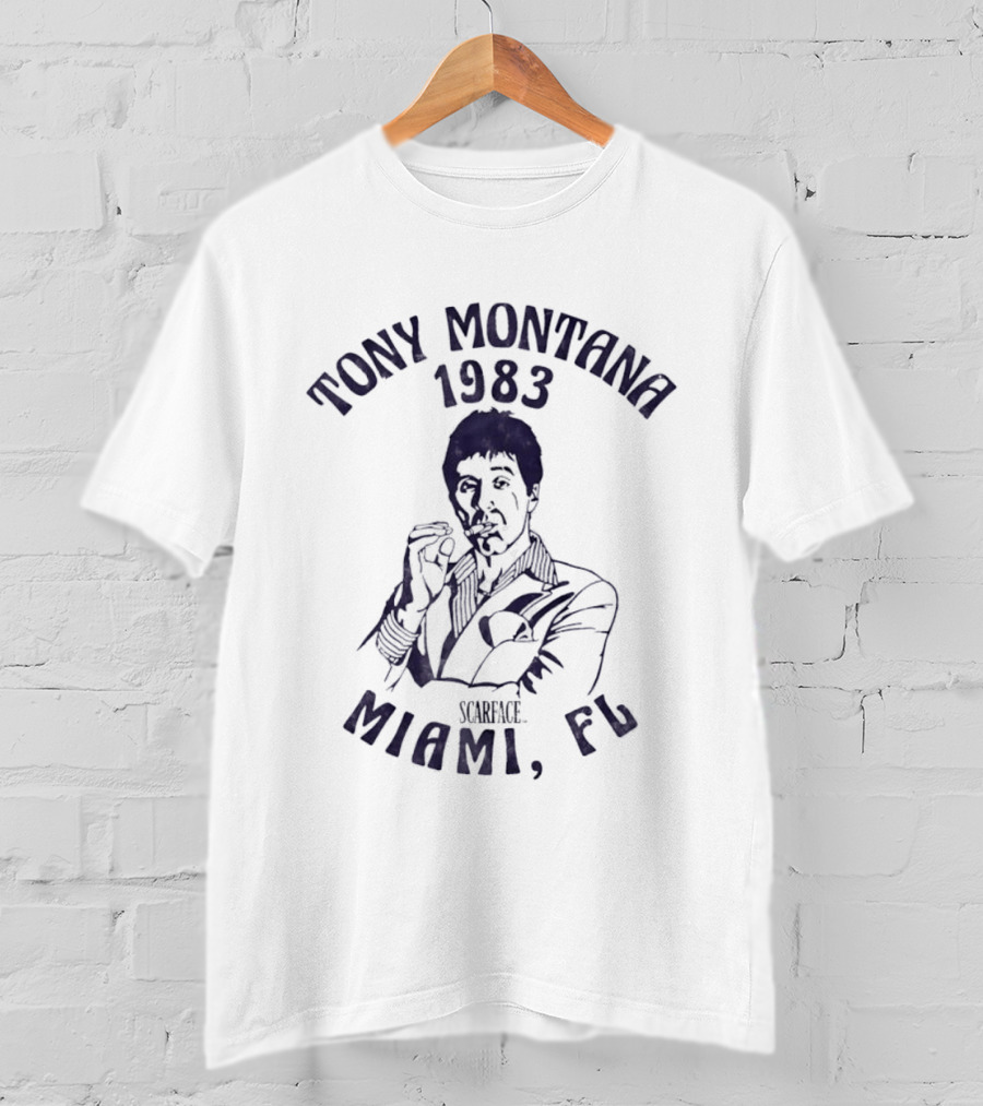 Tony Montana 1983 Scarface Miami FL T-Shirt