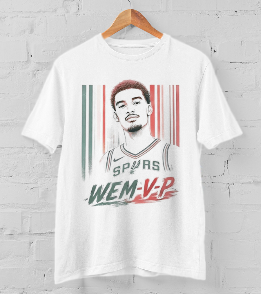 Victor Wembanyama Spurs NBA WEM VP T-Shirt