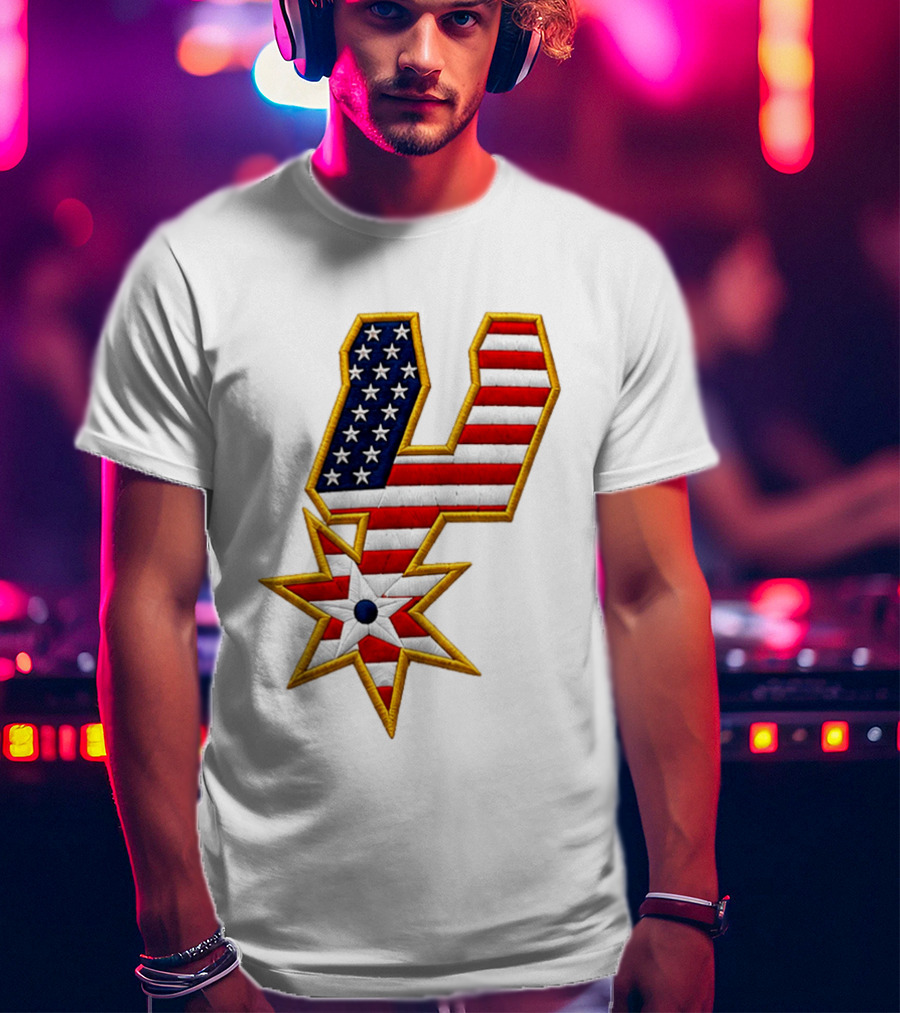 America 250th Anniversary Spurs Stars And Stripes T-Shirt