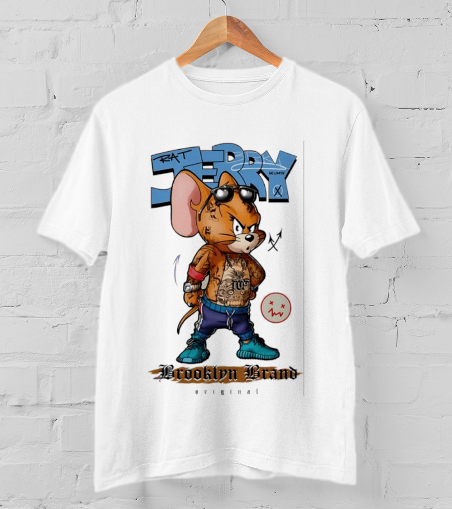Rat Jerry No Limits Brooklyn Brand Original T-Shirt