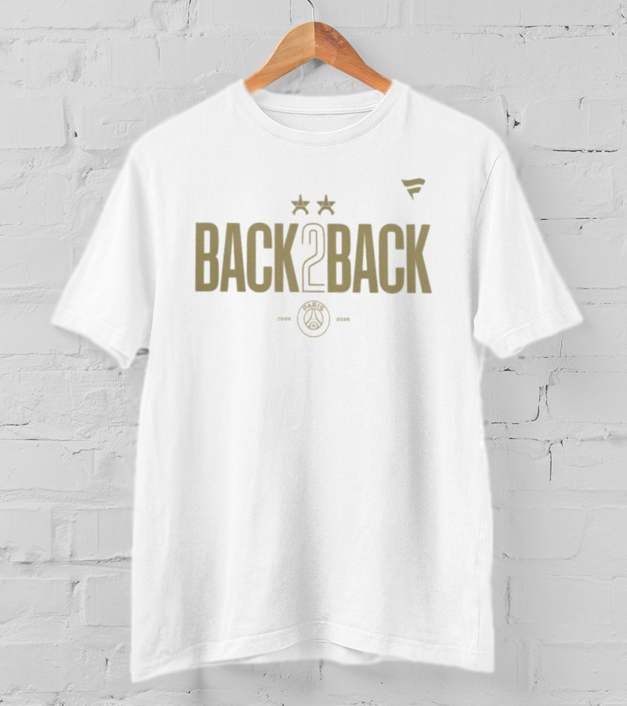 Paris Saint Germain Back 2 Back Stars 2026 T-Shirt