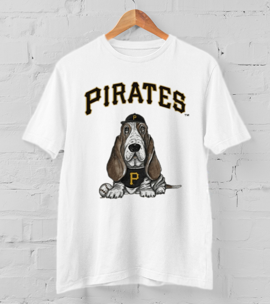 Pittsburgh Pirates Tiny Turnip Toddler Puddy MLB Mascot Pup T-Shirt