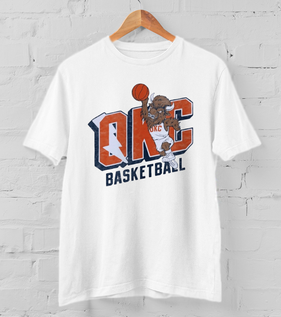 OKC Basketball Rumble Oklahoma City Thunder NBA T-Shirt