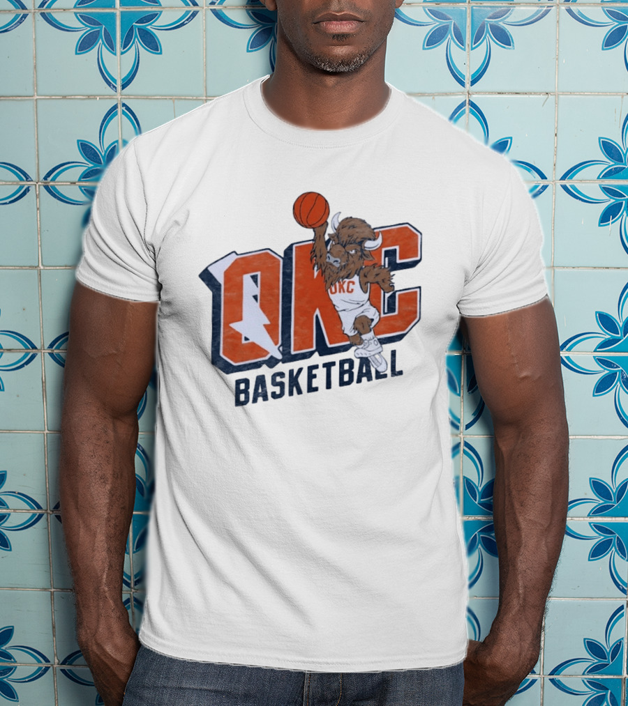 OKC Basketball Rumble Oklahoma City Thunder NBA T-Shirt