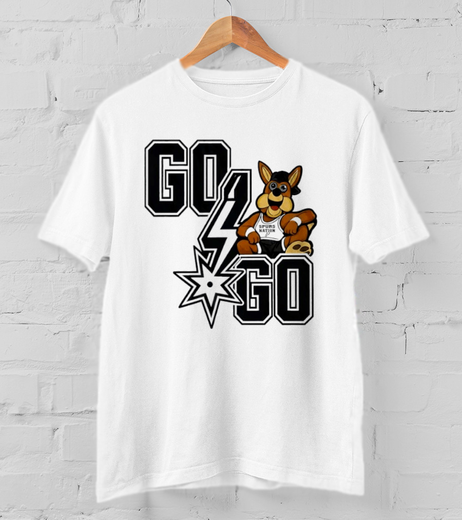 San Antonio Spurs NBA Go Go Spurs Nation Coyote T-Shirt