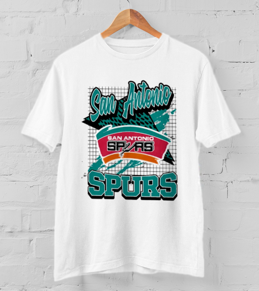 San Antonio Spurs NBA Retro Style San Antonio Spurs Memphis Spurs T-Shirt