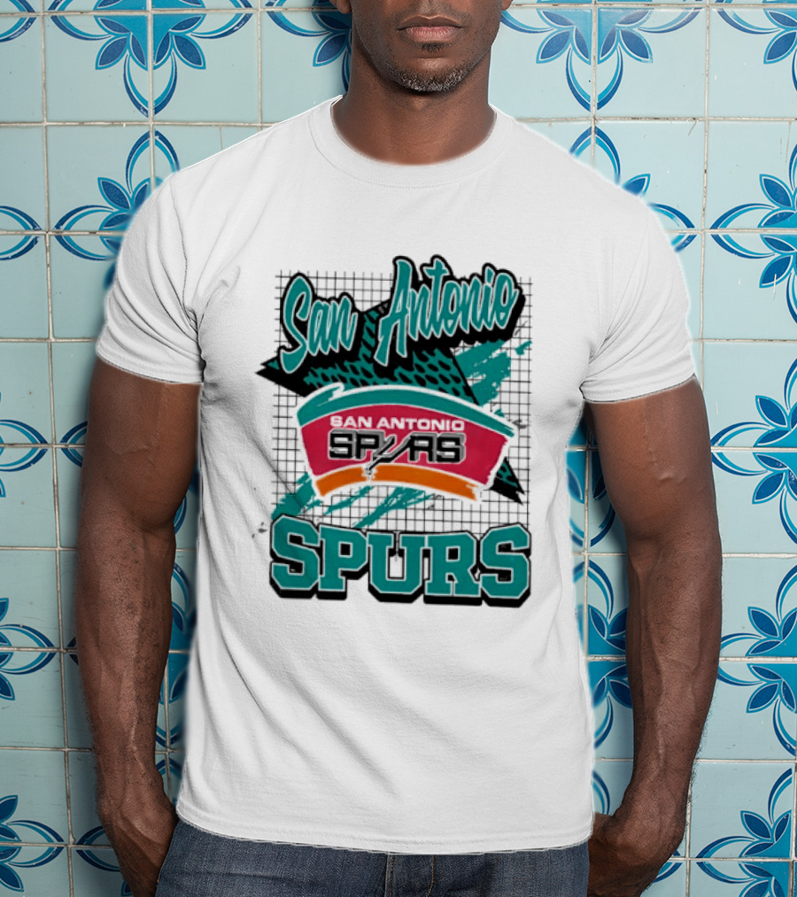 San Antonio Spurs NBA Retro Style San Antonio Spurs Memphis Spurs T-Shirt