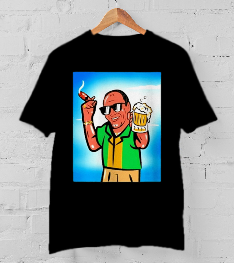 Boss Beer And Cigars Summer Vibes Retro Style Celebration T-Shirt