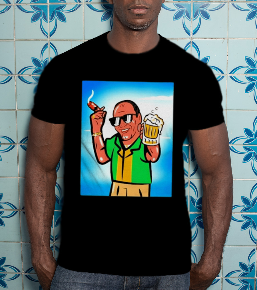 Boss Beer And Cigars Summer Vibes Retro Style Celebration T-Shirt