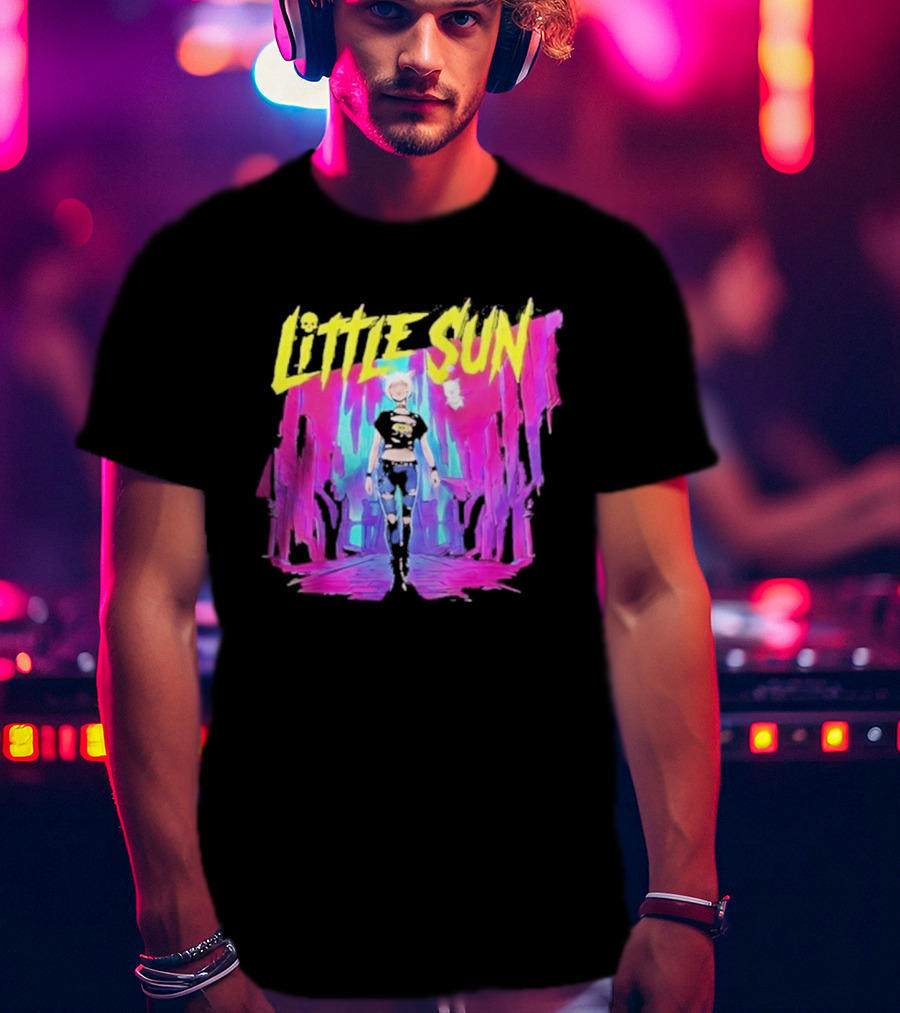 Cyberpunk 2077 Little Sun Neon Street T-Shirt