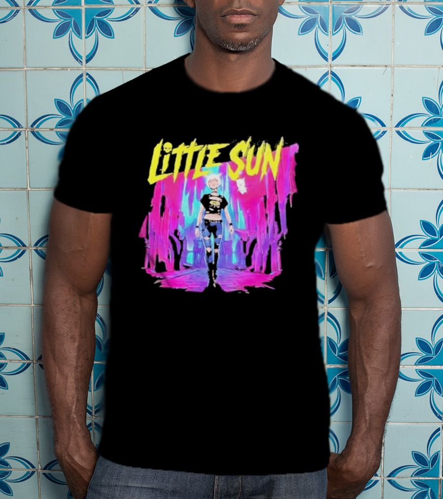 Cyberpunk 2077 Little Sun Neon Street T-Shirt