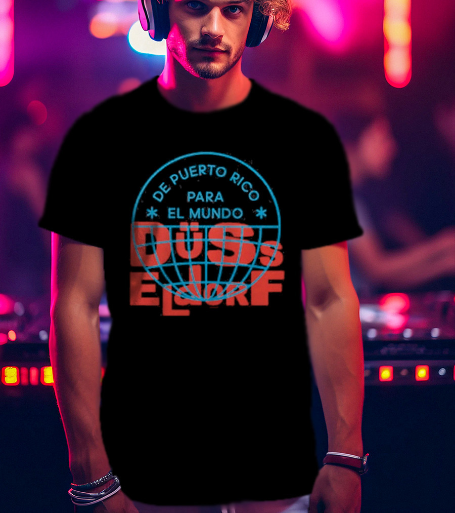 De Puerto Rico Para El Mundo Bad Bunny Dusseldorf T-Shirt