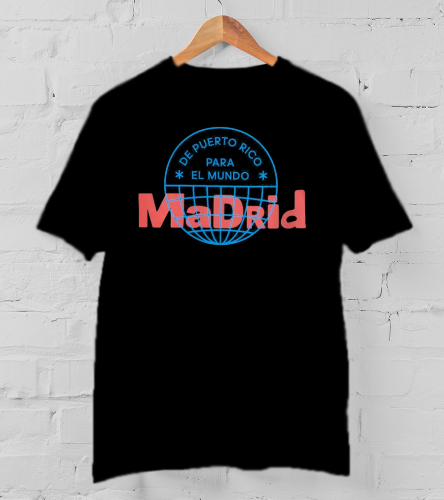 De Puerto Rico Para El Mundo Madrid T-Shirt