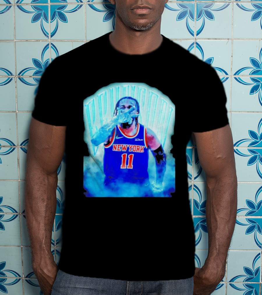 New York Ice Man Brunson 11 Jersey Knicks T-Shirt