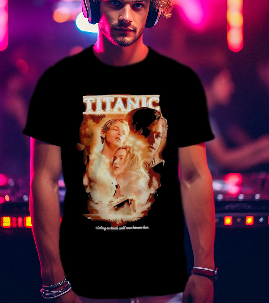 Titanic Jack Dawson Rose Dewitt Bukater Iconic Movie Romance T-Shirt