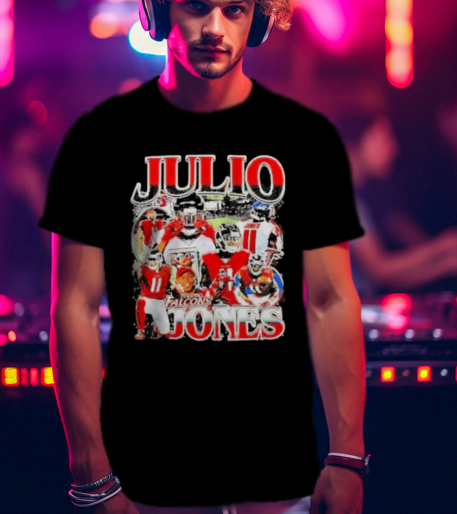 Julio Jones Iconic Atlanta Falcons Football Moments T-Shirt