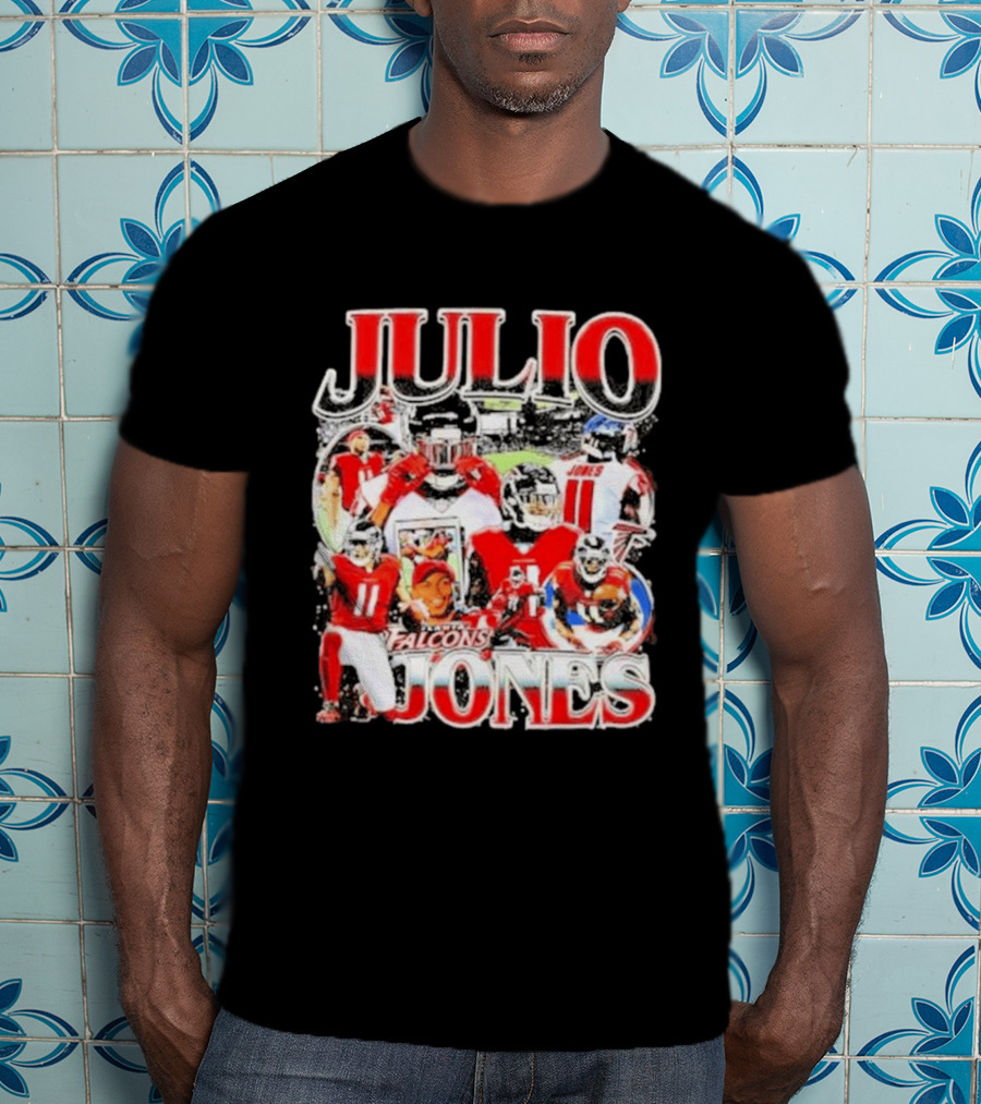 Julio Jones Iconic Atlanta Falcons Football Moments T-Shirt
