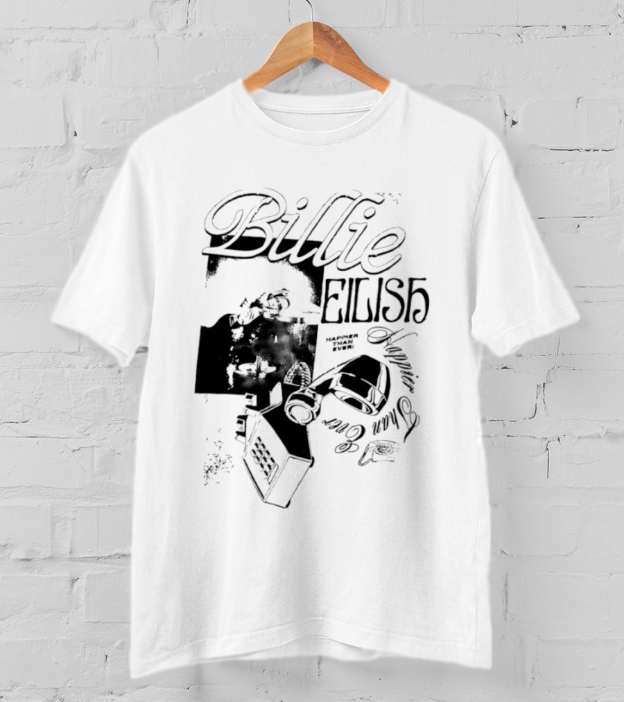 Billie Eilish Happier Than Ever Album T-Shirt