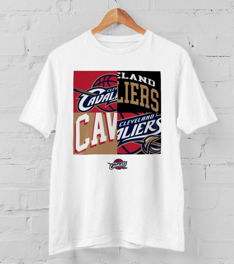 Cleveland Cavaliers Block New Era Iconic Logo Collage T-Shirt