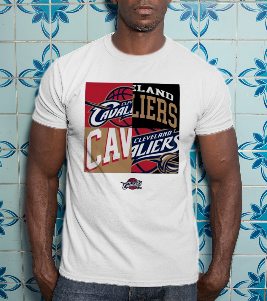 Cleveland Cavaliers Block New Era Iconic Logo Collage T-Shirt