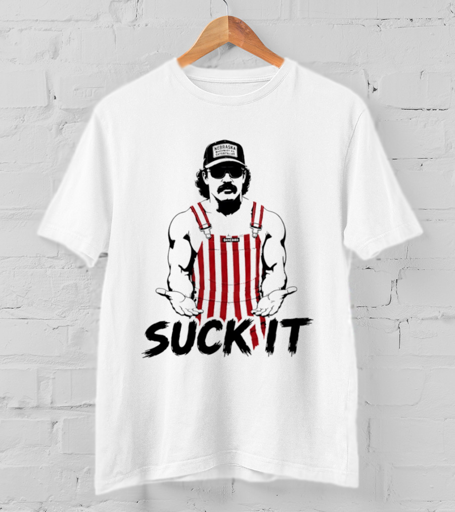 Dr Disrespect Nebraska Machinery Co Suck It Caterpillar Gamebirds T-Shirt